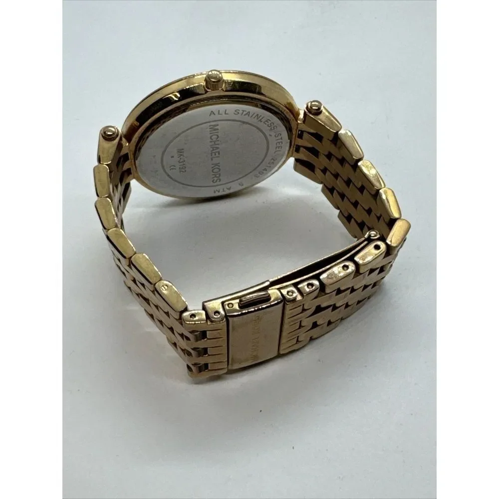 Michael Kors Darci MK3192 Womens Rose Gold Analog Dial Quartz Wrist Watch JNA415